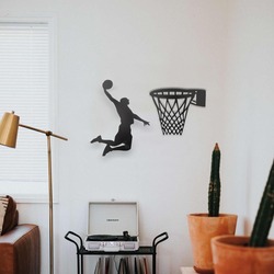 Basketbol Kobe Ahşap Duvar Objesi