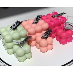 Big bubble & small bubble candle