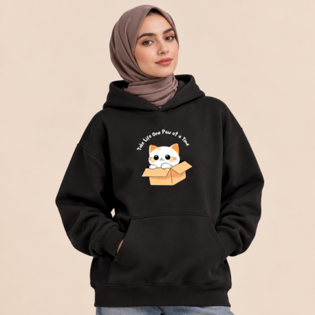 CAT IN THE BOX — Premium Oversize Hoodie