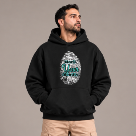 MARK YOUR IDENTITY — Premium Oversize Hoodie