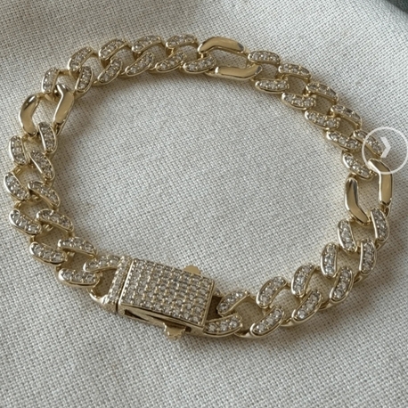 Xupink VIP 14K Yatay Model Gurmet Bileklik

