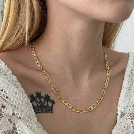 Xupink Vip 14 K Desenli Zincir Kolye 
