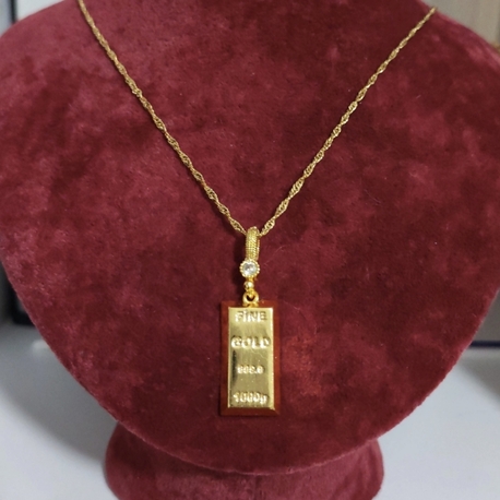 22Ayar Gram Kolye/45cm