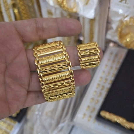 Altın kaplama Yüzüklü Set 