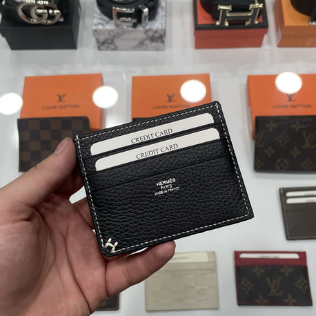Hermes Premium Orijinal Deri Kartlık