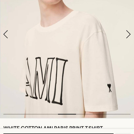 Ami Paris Premium Tişört %100 Cotton 