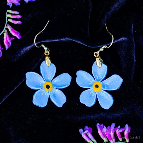 Unutmabeni Çiçeği KÜPE (Myosotis scorpioides)