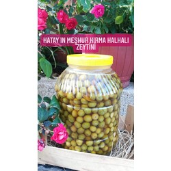 HALHALI KIRMA YEŞİL ZEYTİN 5 LT (tatlandırılmış) 