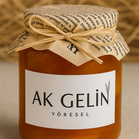 Yöresel Ev Yapımı Şeftali Reçeli 1 KG 