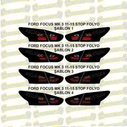 Ford Focus 3 Sedan Stop Folyo