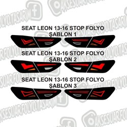 SEAT LEON MK 3 13-16 STOP FOLYO