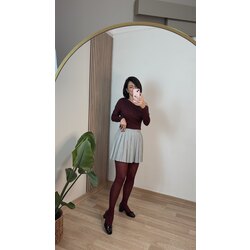 PİLİSELİ MİNİ ŞORT ETEK