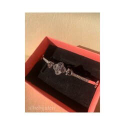 Silver taşlı künye 