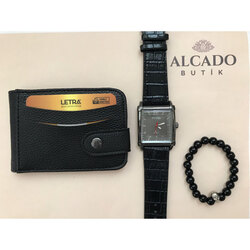 3’Lü Black Casual Set