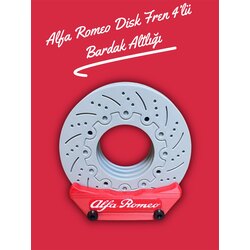 Fren Diski 4’lü Bardak Altlığı Seti