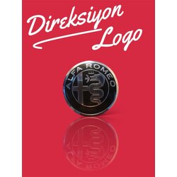Alfa Romeo New Black Direksiyon Logo