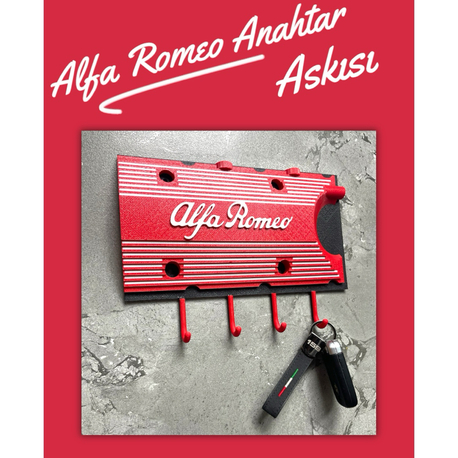 Alfa Romeo Anahtar Askısı 