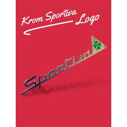 Alfa Romeo Krom Sportiva Yazısı
