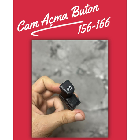 Alfa Romeo 156-166 Cam Açma Butonu 