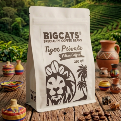 Bigcats Tiger Private Blend Filtre/Çekirdek Kahve 250/500/1000 Gr