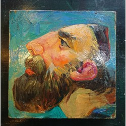 İmpression form Turkey. By Leonid Hocca. OilPainting. Size 25x25cm 