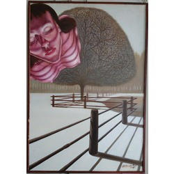 Astral Body Journey - Astral Beden Seyahat.OilPainting.Size 56x82cm 
