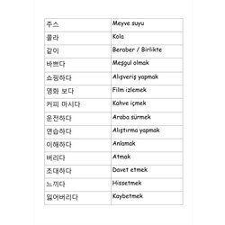 Kolay Korece Kelimeler 1&2