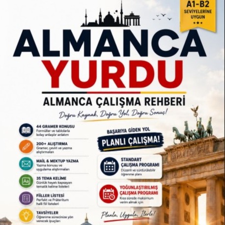 Tek Bir Kitap Baştan Sona Almanca 