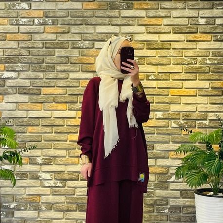Oversize rahat kalıp ikili takım