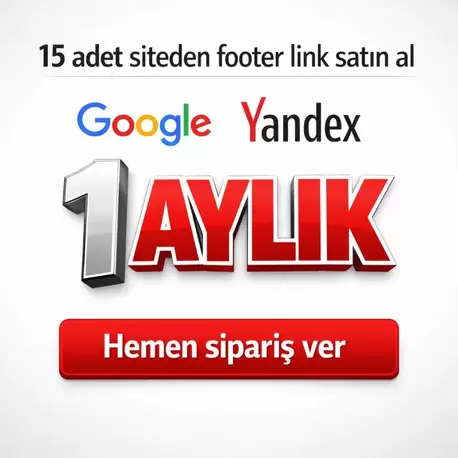 Footer Link : DA-PA Yüksek 15 Adet Site 1 AYLIK