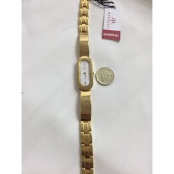 Revello altın kaplama Vintage kadın saati 