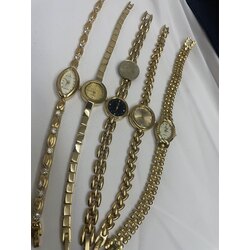 Vintage gold model kadın saati
