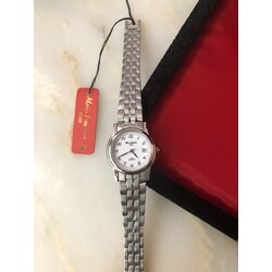 Alain Frederic Paris vintage küçük kasa beyaz kadran 