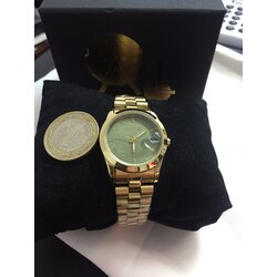Sportive Gold model yeşil kadran