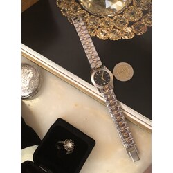 Alain Frederic Paris vintage siyah kadran 