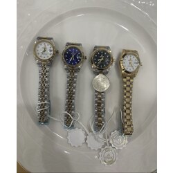 Sportive (beyaz, lacivert, siyah, kadran gold kordon)