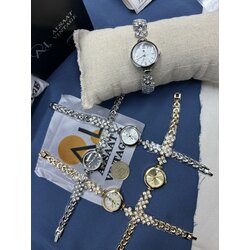 G Sport Polo taşlı Vintage kadın saati
