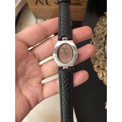 Alain Frederic Paris vintage hakiki deri kordon pembe kadran 