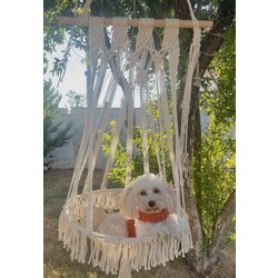 Makrome Kedi/Köpek Hamak 