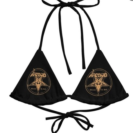 Venom Bikini Üst ( Heavy Metal , Ekstrem Metal ,Trash Metal )