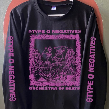 Type O Negative - Orchestra of Death - PURPLE PRINT - LONG SLEEVE Tshirt #gothic #metal