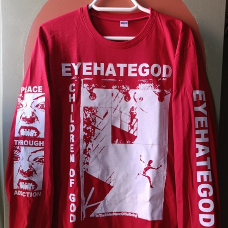 Eyehategod - In the Name Of Suffering - RED Longsleeve Tshirt (sludge, doom metal)
