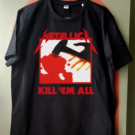 Metallica - Kill'em All - BLACK Tshirt (Megadeth, Testament, Evile, Exodus, Anthrax)
