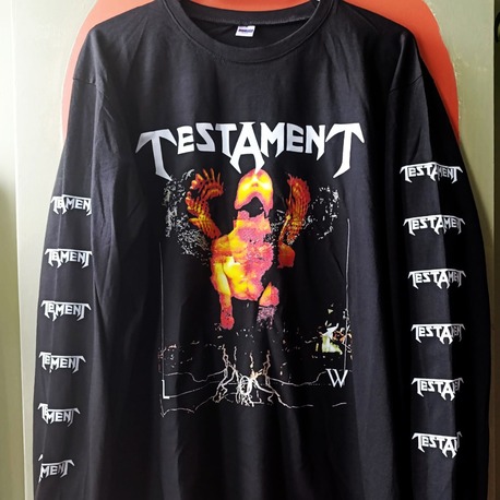 Testament - Low - Longsleve Tshirt (Thrash Metal) (Metallica, Exodus, Megadeth, Death Angel)
