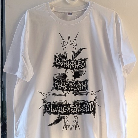 Darkened Nocturn Slaughtercult - WHITE - Tshirt #black  #metal