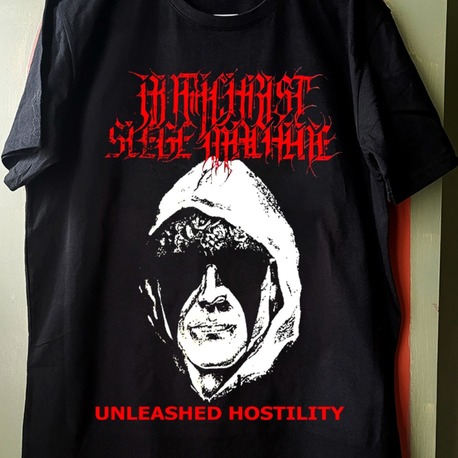 Antichrist Siege Machine - Unleashed Hostility - Tshirt #Black #Death #War #Metal #Unabomber 