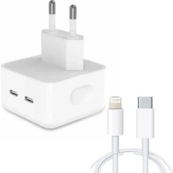 35W APPLE HIZLI ŞARJ ÇİFT GİRİŞLİ TYPE-C DESTEKLİ LİGHTİNG 