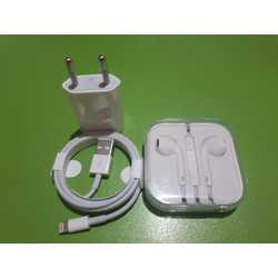 Orijinal iphone şarj aleti ve kulaklık sıfır 