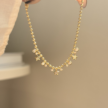 VİP yıldızlar charm bileklik gold