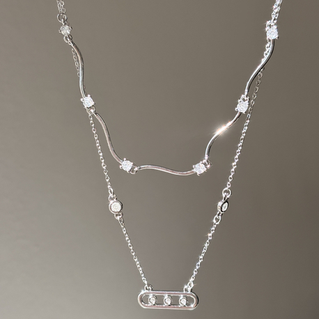 Pinterest model 2li mess kombin silver